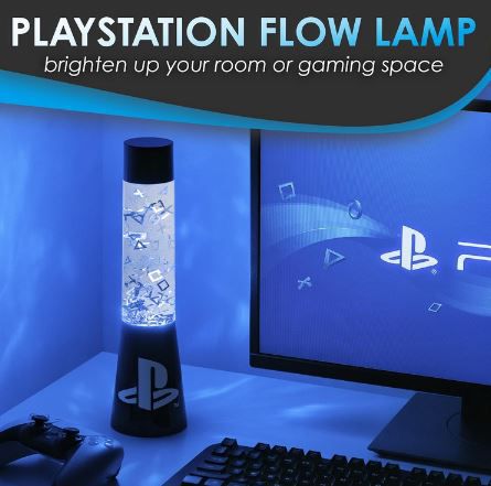 Paladone Playstation Glitter Flow Lamp Night, 33cm für 19,99€ (statt 26€)