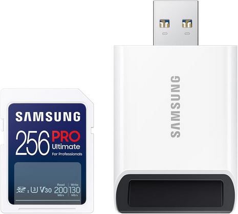 💾 Samsung PRO Ultimate UHS I U3 SD Karte, 256GB für 18,90€ (statt 38€)