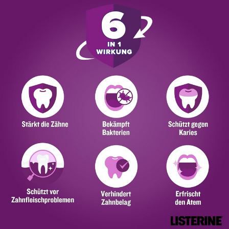 🦷 6er Pack Listerine Total Care Zahn Schutz Mundwasser ab 18,68€ (statt 30€)