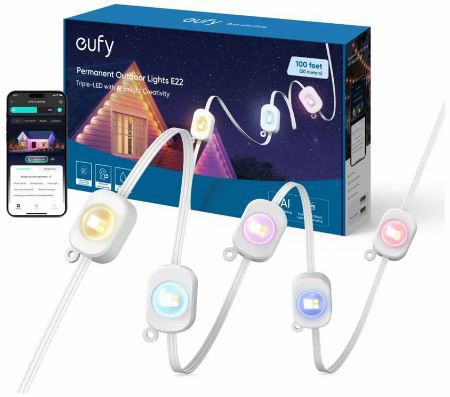 💡 eufy Permanent Smart Outdoor Light Lichterkette, 15m für 119,95€ (statt 183€)