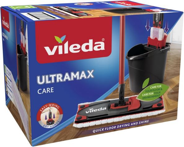 Vileda Ultramax Care Komplett Set mit Mopp, Stiel und Eimer für 22,99€ (statt 33€)