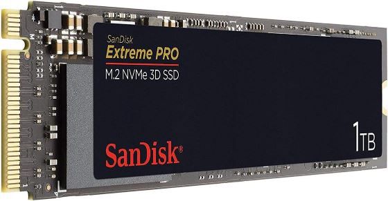 💾 SanDisk Extreme PRO M.2 NVMe 3D SSD mit 1 TB für 89,50€ (statt 119€)