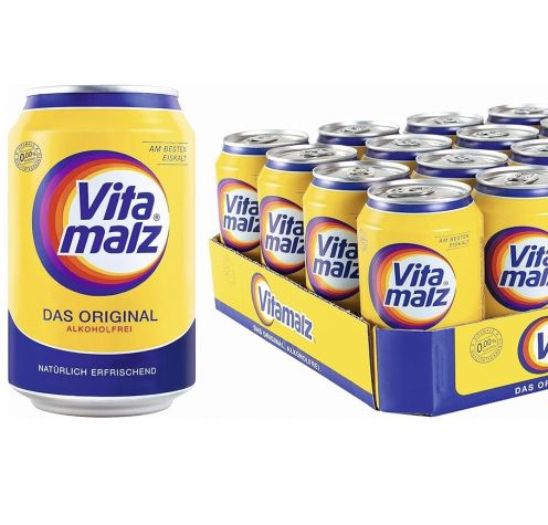 🥤 24x Vitamalz in 0,33L Dose ab 15,30€ (statt 20€) – 64 Cent pro Dose