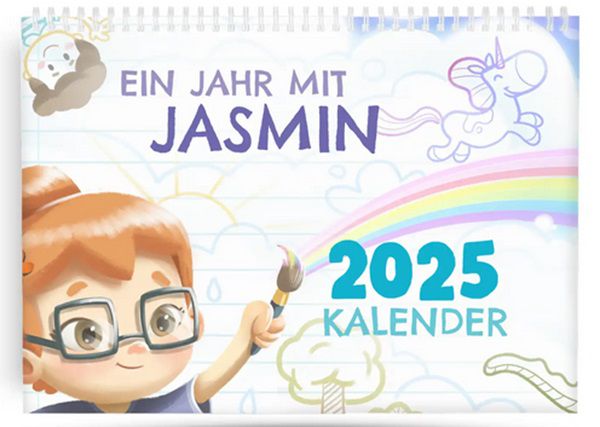 Hurra Helden: Personalisierter Ausmalkalender 2025 als PDF gratis