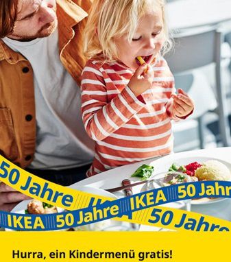 IKEA: Vom 27.02.2025 bis 04.03.2025 Kinder im Kostüm Kindermenü gratis