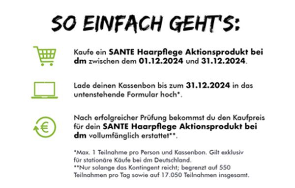 SANTE Haarpflege kostenlos ausprobieren