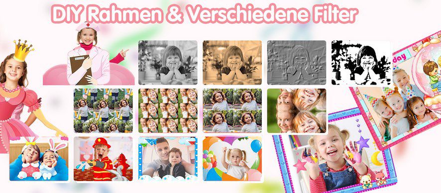 🦄 Selvim 2,4 Sofortbildkamera für Kinder mit 1080P & 32GB Karte für 29,99€ (statt 60€)