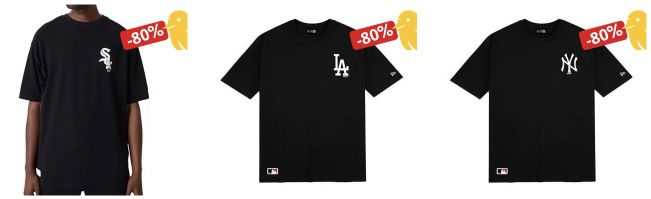 ⚾ New Era MLB Essentls versch. T Shirts für 7€ + VSK (statt 30€)