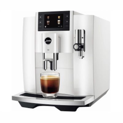 ☕️ JURA E8 (EC) Kaffeevollautomat in Piano White für 916€ (statt 1.006€)