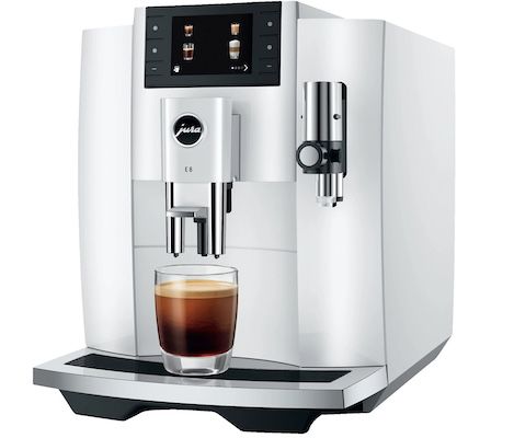 ☕️ JURA E8 (EC) Kaffeevollautomat in Piano White für 916€ (statt 1.006€)