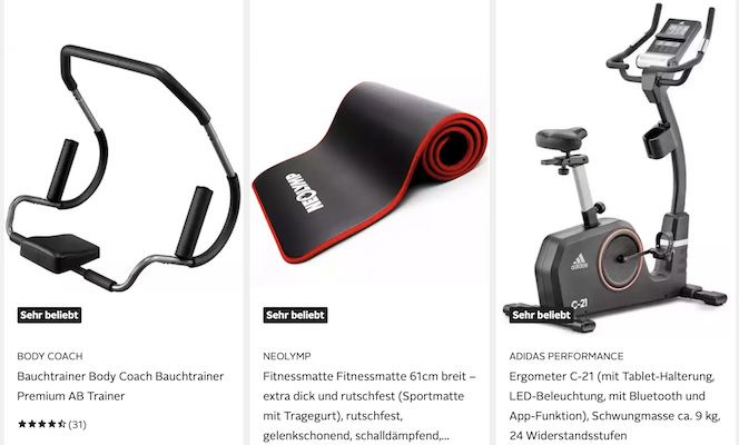 💪🏻 OTTO: Über 20% Rabatt auf Sport z.B. adidas C 21 Ergometer für 535€ (statt 639€)