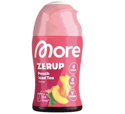 🍑 65ml MORE Zerup Peach Iced Tea für 4,44€ (statt 6€)