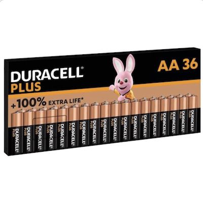 🔋36x langlebige Duracell Plus AA Batterien ab 23,93€ (statt 32€)