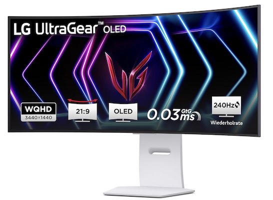 LG Electronics Curved UltraGear™ OLED Gaming Monitor mit 39 für 999,99€ (statt 1.230€)