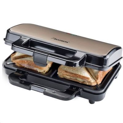 Bestron XL Sandwichmaker mit 900 Watt für 19,99€ (statt 25€)