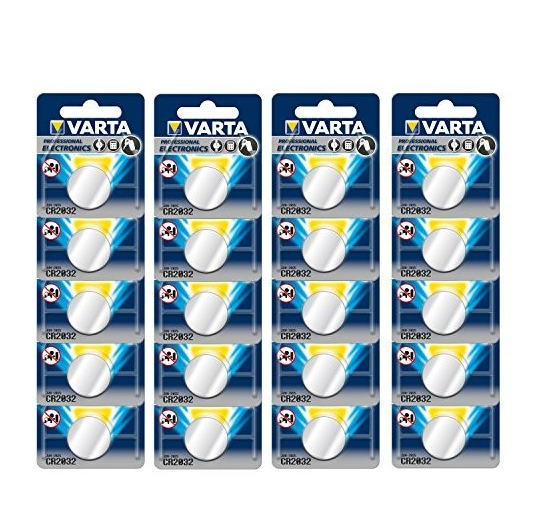 Varta CR2032 Knopfzelle 3V 20 Stück für 5,95€ (statt 12€)