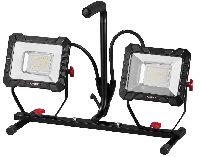 PARKSIDE LED Arbeitsleuchte mit ausziehbarem Stativ für 55,94€ (statt 74€)