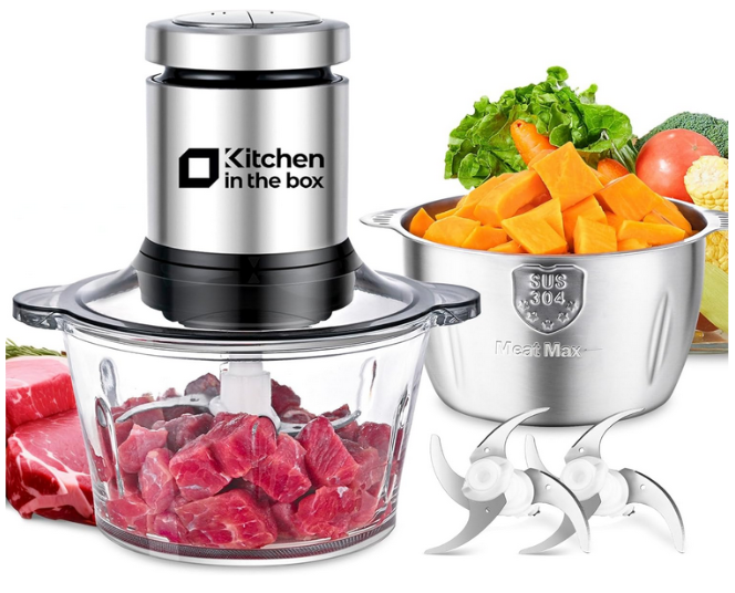 🥕 Kitchen in the Box Multizerkleinerer 400W für Gemüse und Fleisch für 49,99€ (statt 100€)