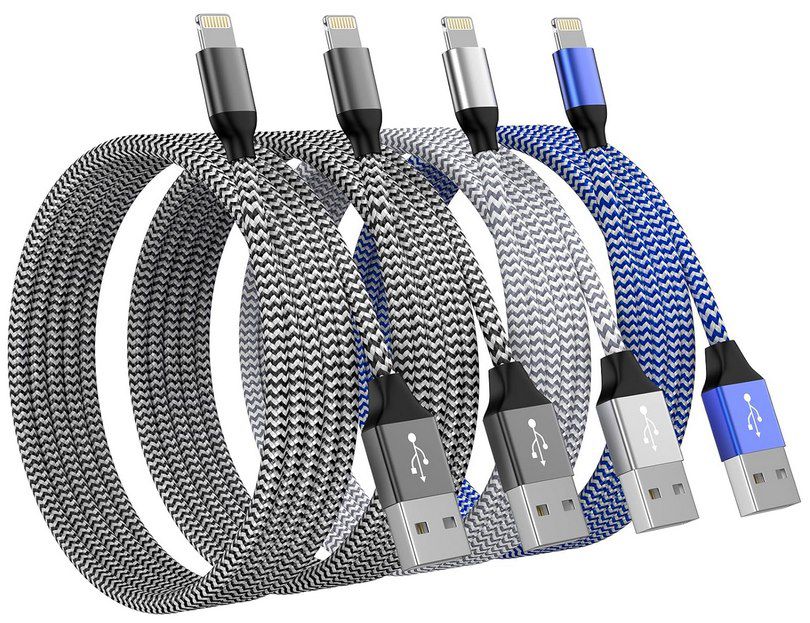 4x VINFFS Lightning Kabel mit 1,8m Länge für 2,99€ (statt 10€)