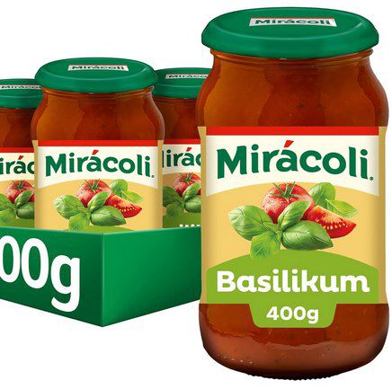 🌱🍅 6x MIRÁCOLI Pasta Sauce Basilikum (je 400g) ab 9,17€ (statt 15€)