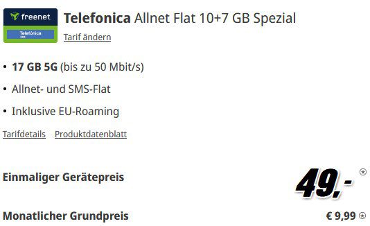 🤯 Über 100€ Gewinn ➡️ Xiaomi Redmi Note 13 Pro+ mit o2 Allnet 17GB für 9,99€ mtl