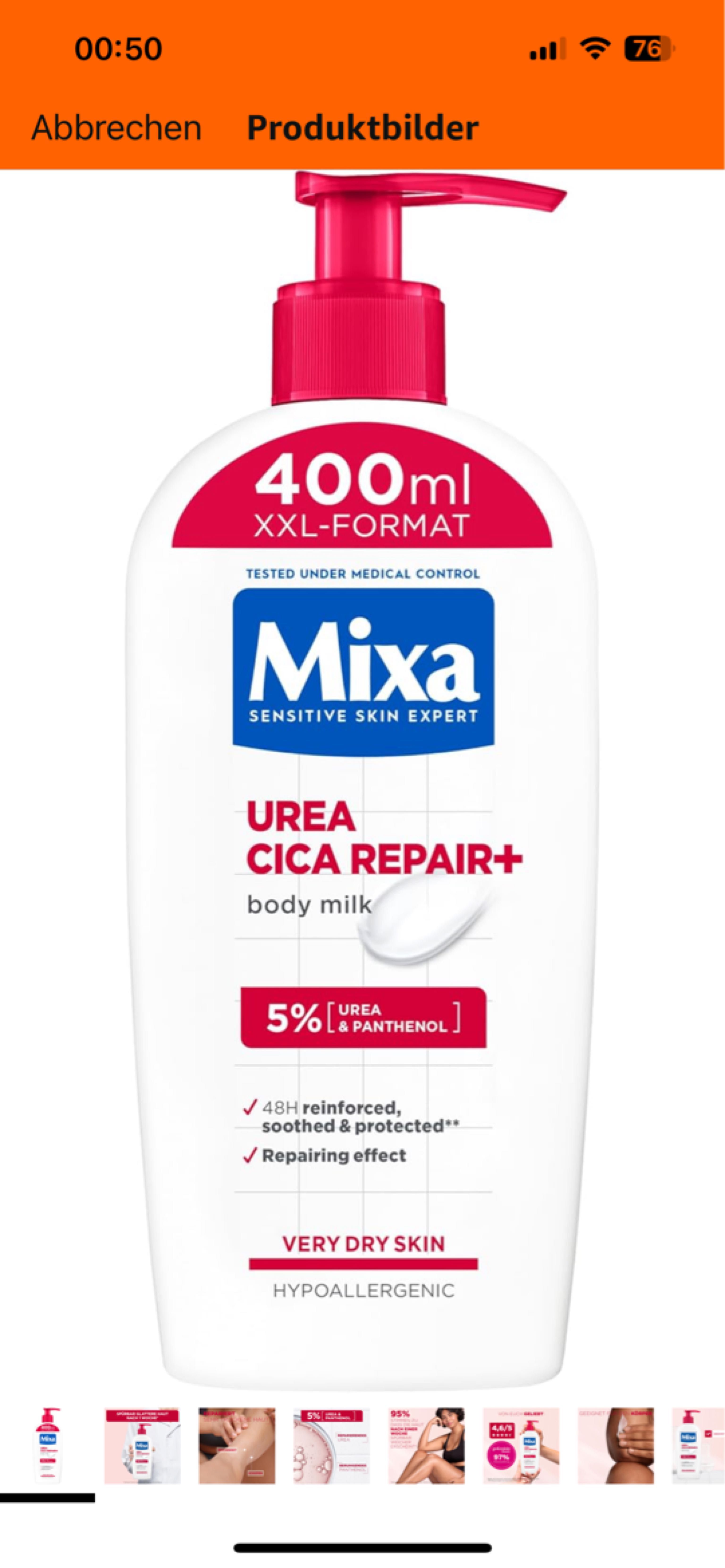 Mixa Urea Cica Body Lotion XXL, 400ml