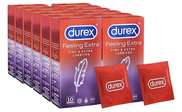 🍆 120x Durex Feeling Extra Kondome für 45,90€ (statt 92€?)