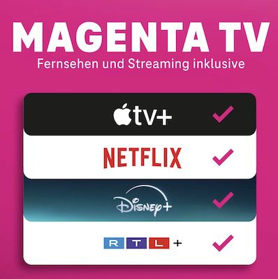 🔥6 Monate GRATIS 📺 Telekom MagentaTV Megastream inkl. 50€ Cashback für eff. 20€ mtl.