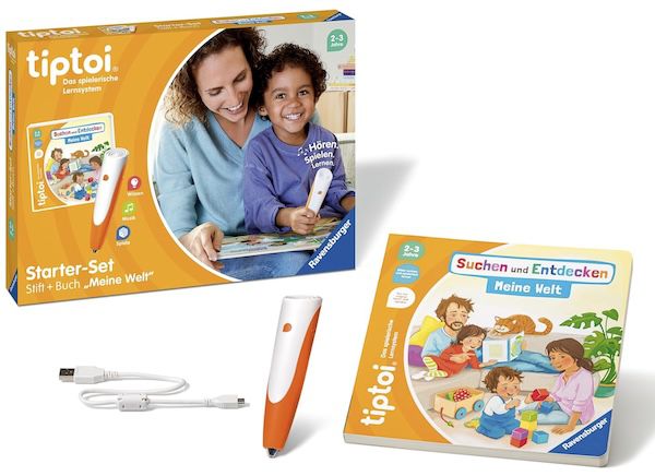 Ravensburger tiptoi Starter Set: Stift und Bilderbuch Meine Welt für 43,96€ (statt 53€)