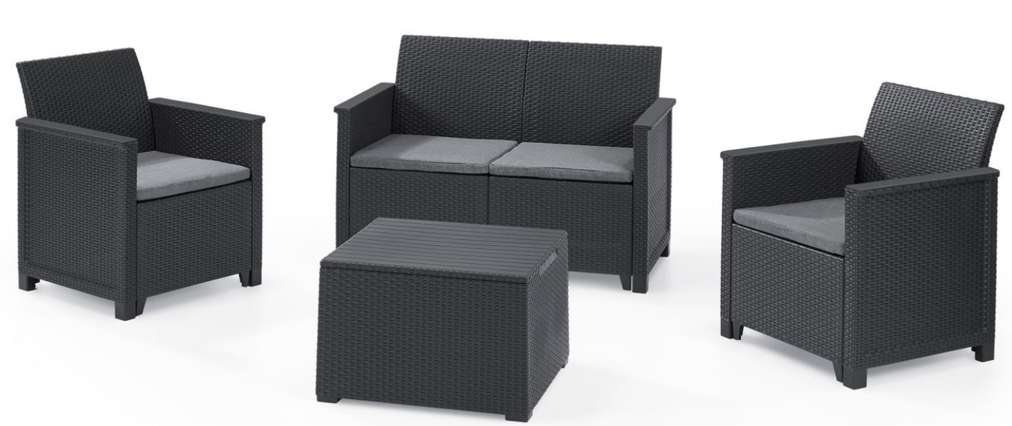 Keter Emma Lounge Set 8 teilig für 129,50€ (statt 230€)