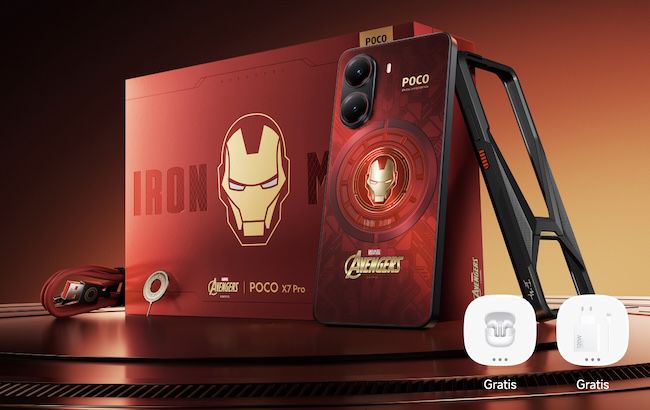 🔥 Krass! 😎 Poco X7 Pro (512 GB) Iron Man Edition für 379,90€ + GRATIS Airfryer (Wert 80€)