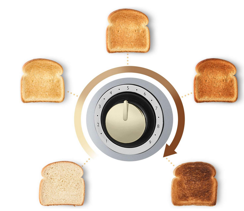 Breville VTT935X 2 Scheiben Toaster mit Brötchenaufsatz für 28,30€ (statt 46€)