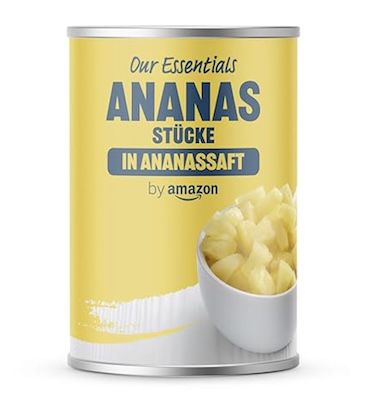 🍍 560 g Amazon Ananas in Stücken für 1,34€ (statt 2€)