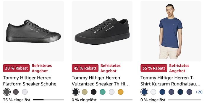 👕 Amazon: Tommy Hilfiger Sale bis  89%   z.B. Badehose ab 26,30€ (statt 37€)