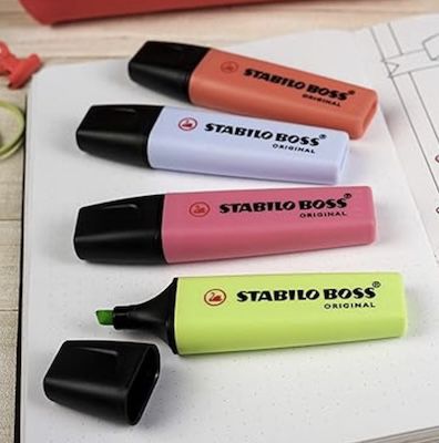 8er Pack Textmarker Stabilo Boss Original Pastel für 5,99€ (statt 10€)