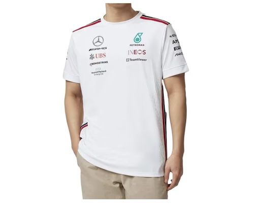 👕 2x Mercedes Benz AMG Petronas F1 2023 Team Shirt für 30€ (statt 72€)