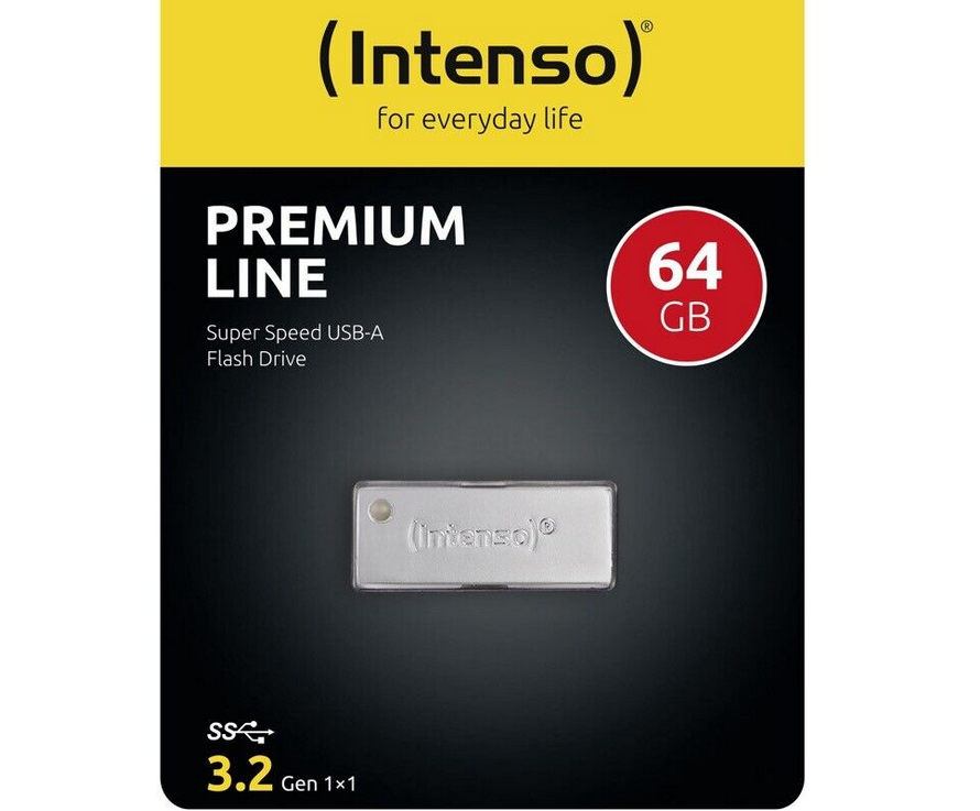 Intenso Premium Line 64 GB USB 3.2 Stick für 5€ (statt 10€)