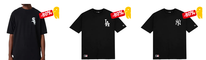 New Era MLB Herren T Shirts 3 Modelle für je 11,99€ (statt 23€)