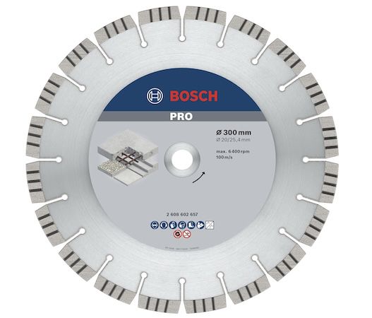 Fehler? 🚨 Bosch Diamant-Trennscheibe Best for Concrete 300 x 20,00 mm für 48,20€ (statt 119€)