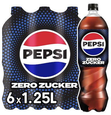 🥤 6er Pack Pepsi Zero Zucker, 1,25L Flaschen für 6,69€ (statt 9€)