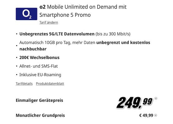 🤯 Samsung Galaxy S25 Ultra (512 GB) für 249,99€ + o2 Allnet unlimited 5G für 49,99€ mtl. + 200€ Bonus