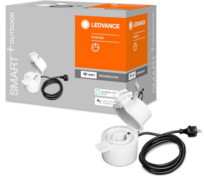 LEDVANCE Smart+ Wifi Outdoor Steckdose Energiezähler für 8,99€ (statt 21€)