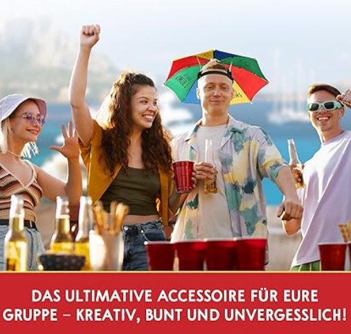 SPIELFERKEL Halo I Bims Sonnenschirmhut für Festivals & Co. nur 9,99€