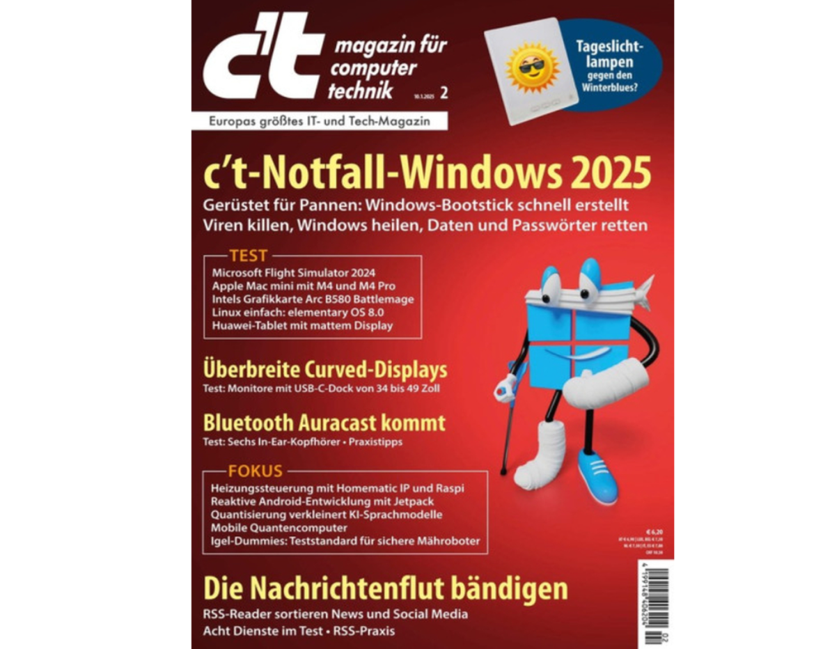 c’t Technik Magazin 3 Ausgaben komplett gratis (statt 15€)