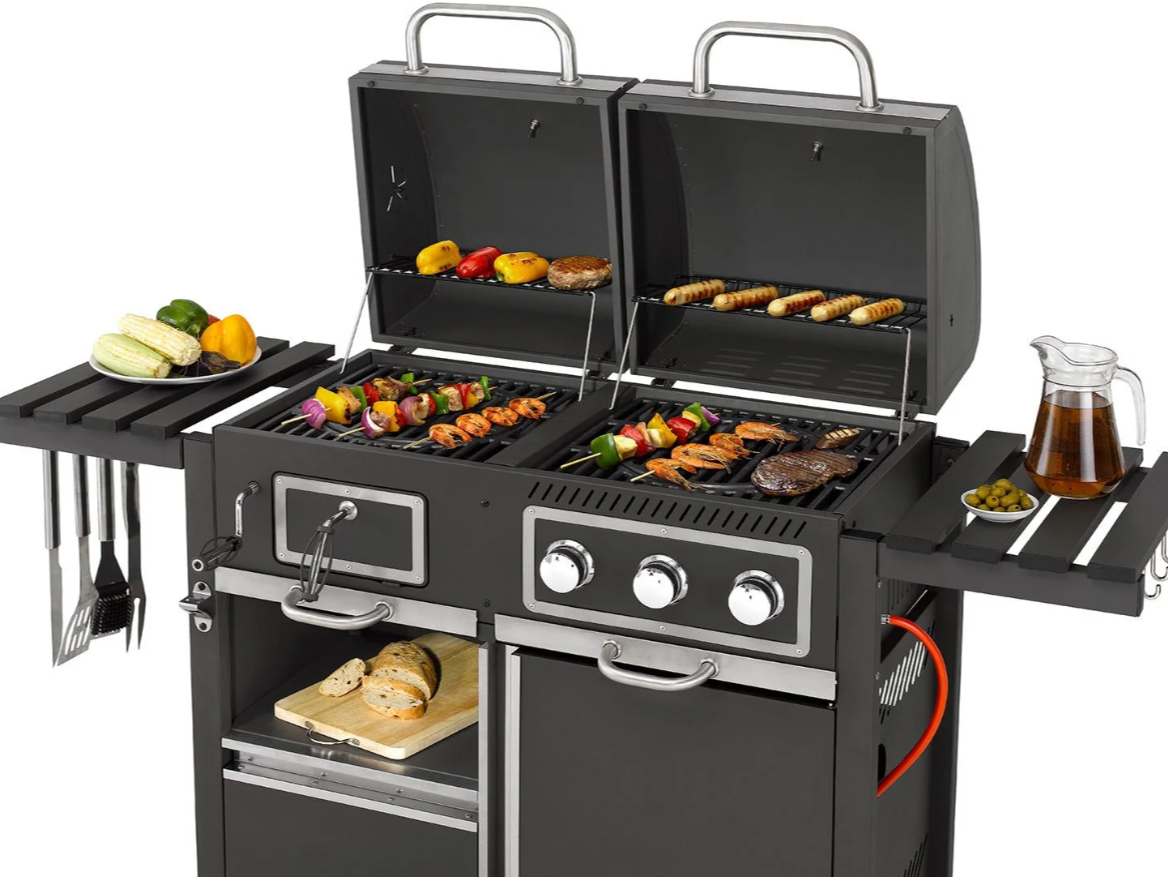 💥Tepro 3179 Toronto Kohle Gas Kombigrill für 507,79€ (statt 644€)🔥