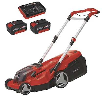 Einhell Akku-Rasenmäher RASARRO 36/38 inkl. 2x 4 Ah Akkus für 267,99€ (statt 336€)