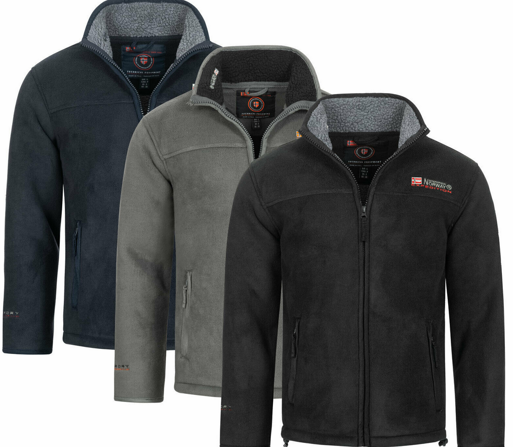 Geographical Norway Winter Herren Fleece Jacke für 49,90€ (statt 60€)