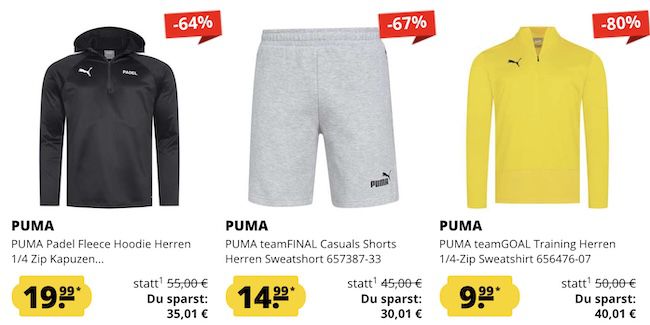 🔥 SportSpar Puma Sale ab 2,99€ + 5€ Gutschein ab 60€