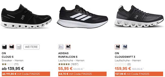 👟 SportScheck: 20% Rabatt auf reduzierte Schuhe