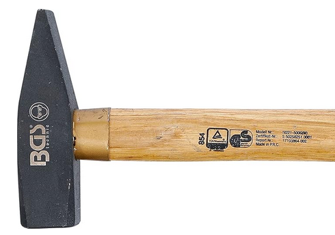 BGS 854 Schlosserhammer mit Holz Stiel 500g für 5,77€ (statt 11€)